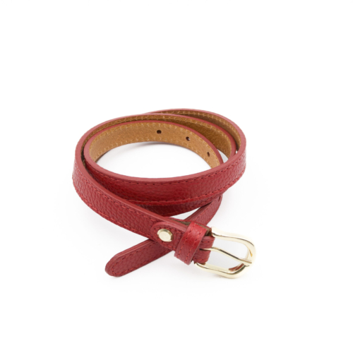 Cintura in Pelle ROSSO